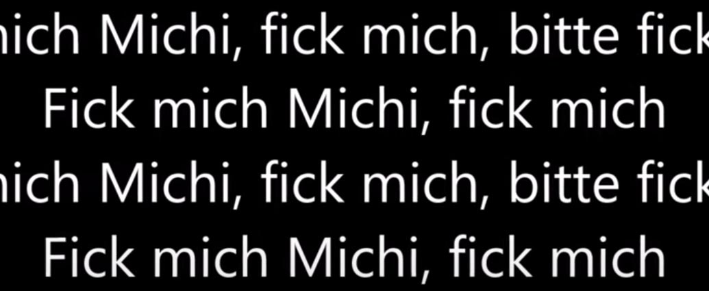 Screenshot: Lyrics Till Lindemann