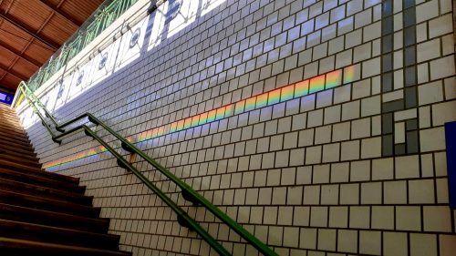 Eigenes Foto: Regenbogenfarbenlichtbrechung