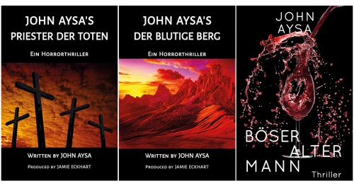 Drei Cover Aysa: Priester, Berg, Mann